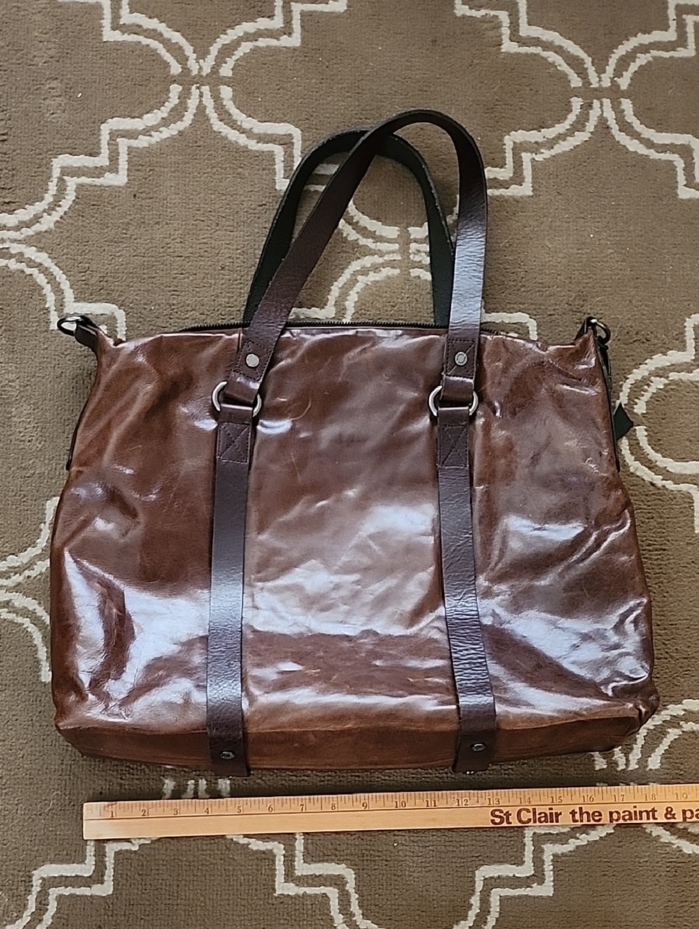 Fall is Here!  RUDSAK  Leather Duffel Weekender Bag